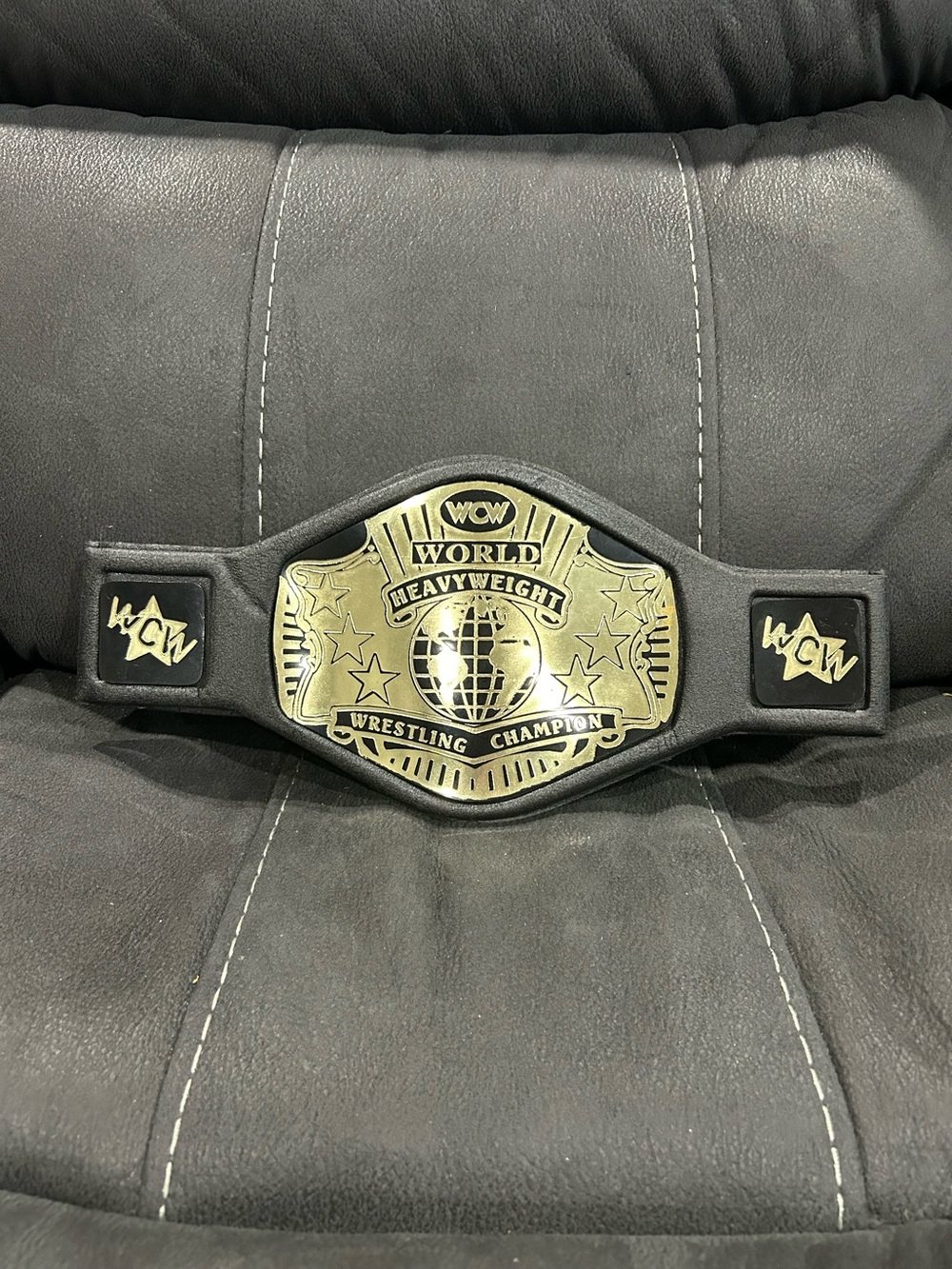 WCW world heavyweight championship! Vintage foam kid’s belt!!!